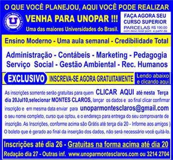 unopar montes claros